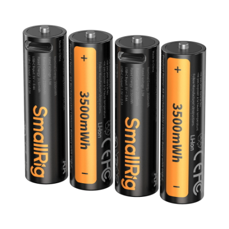 SmallRig 5768 - zestaw, 4x bateria/akumulator AA z portem USB-C